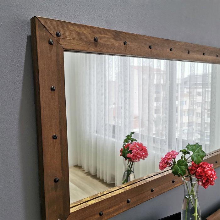 Hanah Home Espejo de Nogal Z11050CV